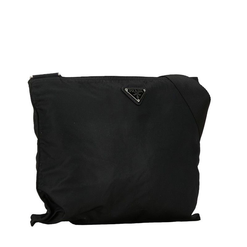 Prada Prada Prada Nylon Triangle Logo Plate Shoulder Bag Canvas Shoulder Bag in Very Good Condition Size ONE SIZE - 2 Thumbnail