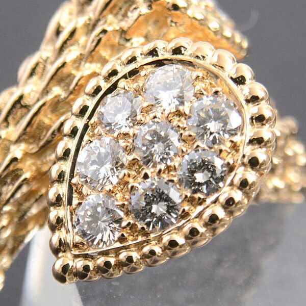 Bvlgari Bvlgari Boucheron Serpent Boheme Diamond Ring 750YG Metal Ring 70251 in Great Condition Size ONE SIZE - 10 Thumbnail