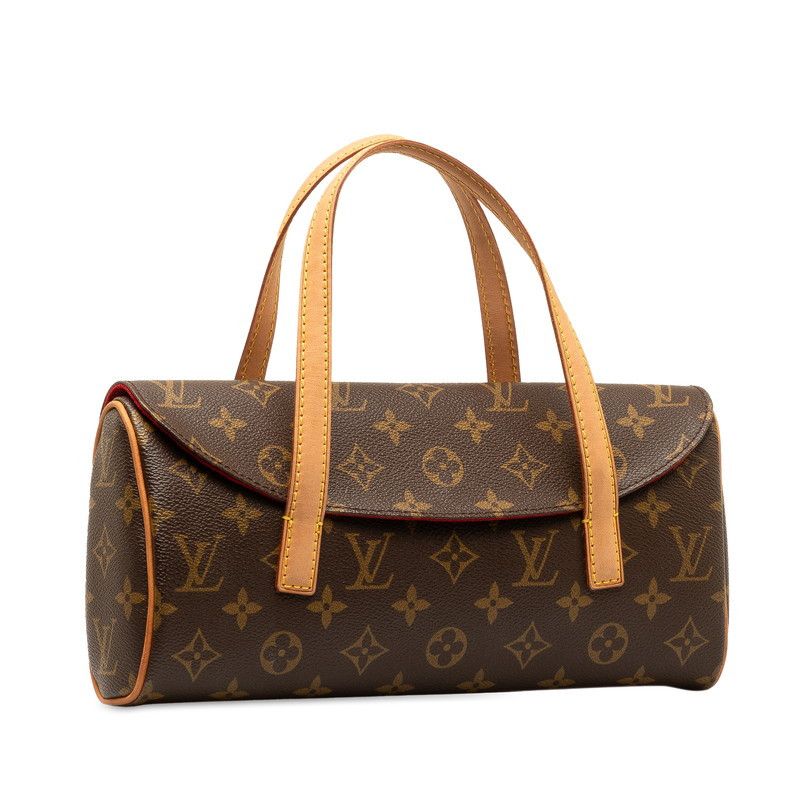 Louis Vuitton Louis Vuitton Louis Vuitton Monogram Sonatine Handbag M51902 Brown PVC Leather Canvas Handbag M51902 in Very Good Condition Size ONE SIZE - 2 Thumbnail