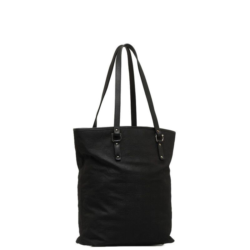 Salvatore Ferragamo Salvatore Ferragamo Salvatore Ferragamo Gancini Canvas Leather Tote Bag AU-21 4909 Canvas Tote Bag AU-21 4909 in Very Good Condition Size ONE SIZE - 2 Thumbnail