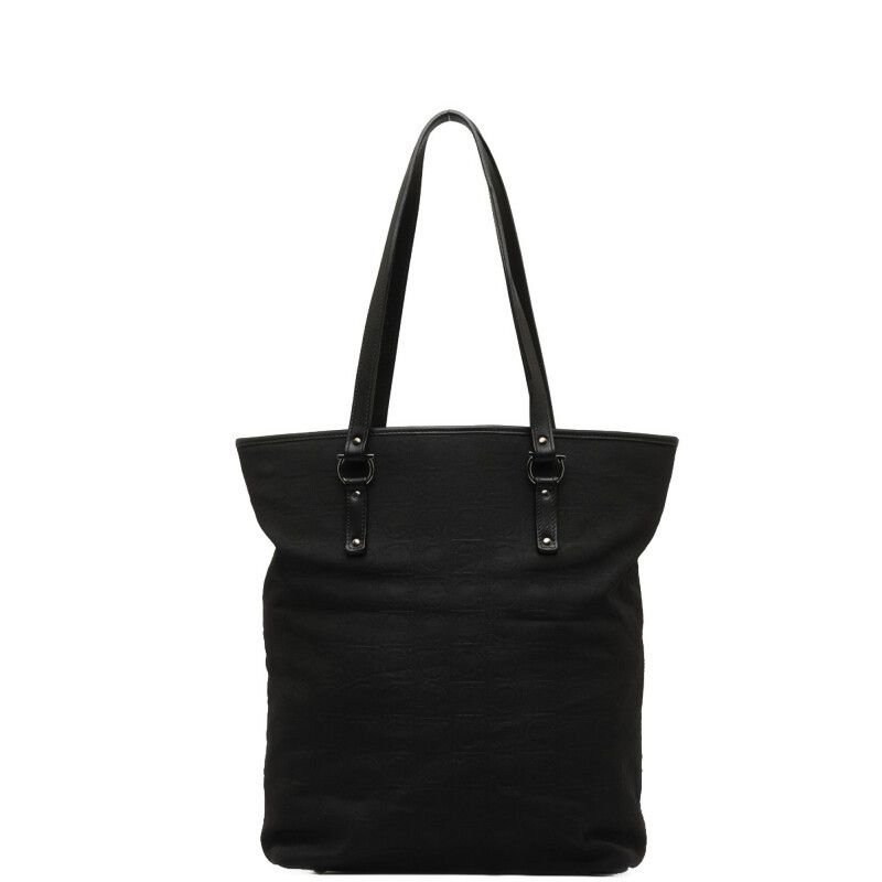 Salvatore Ferragamo Salvatore Ferragamo Salvatore Ferragamo Gancini Canvas Leather Tote Bag AU-21 4909 Canvas Tote Bag AU-21 4909 in Very Good Condition Size ONE SIZE - 3 Thumbnail