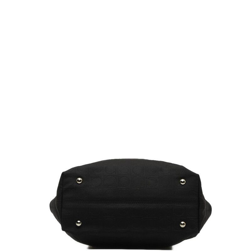 Salvatore Ferragamo Salvatore Ferragamo Salvatore Ferragamo Gancini Canvas Leather Tote Bag AU-21 4909 Canvas Tote Bag AU-21 4909 in Very Good Condition Size ONE SIZE - 4 Thumbnail