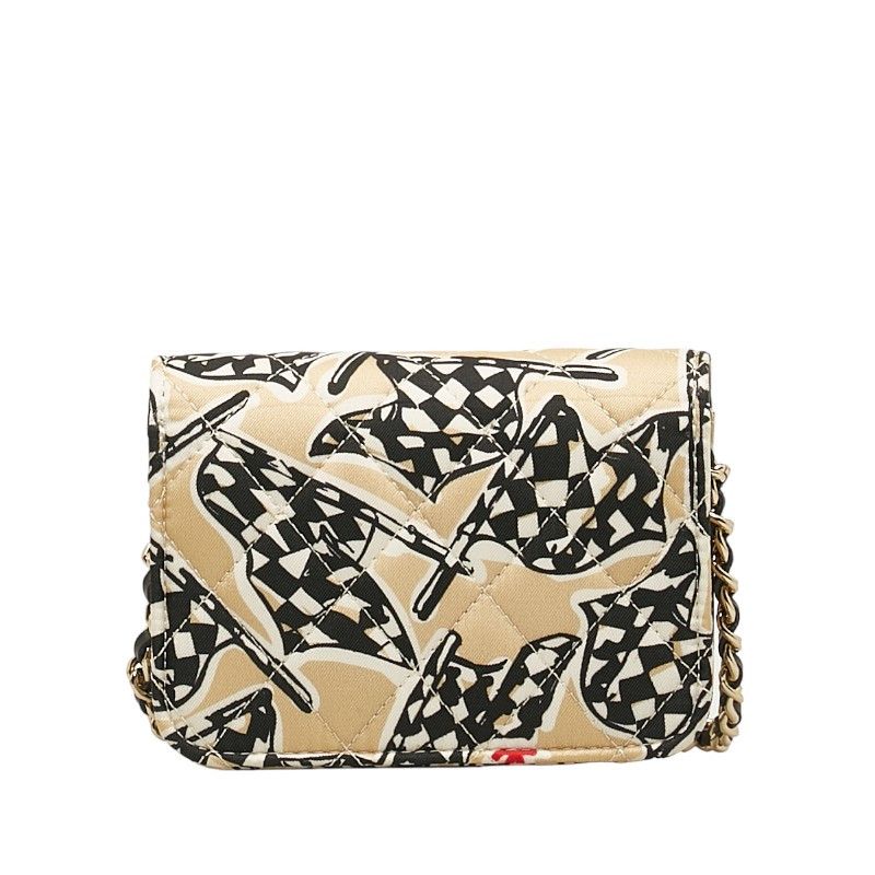Chanel Chanel Chanel Canvas Mini Chain Shoulder Bag Canvas Crossbody Bag Size ONE SIZE - 3 Thumbnail