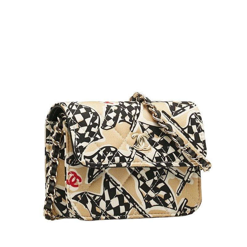 Chanel Chanel Chanel Canvas Mini Chain Shoulder Bag Canvas Crossbody Bag Size ONE SIZE - 2 Thumbnail