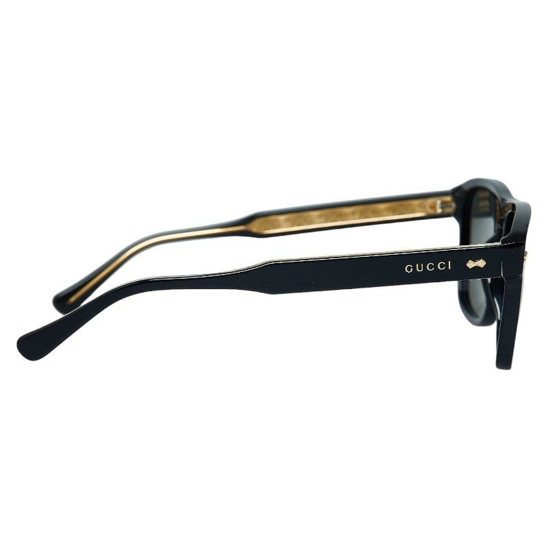 Gucci Gucci Gucci Wellington Sunglasses GG0911S Black Gold Plastic Sunglasses GG0911S Size ONE SIZE - 3 Thumbnail