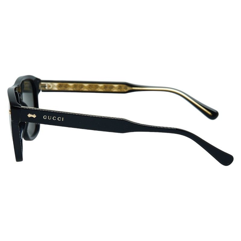 Gucci Gucci Gucci Wellington Sunglasses GG0911S Black Gold Plastic Sunglasses GG0911S Size ONE SIZE - 4 Thumbnail
