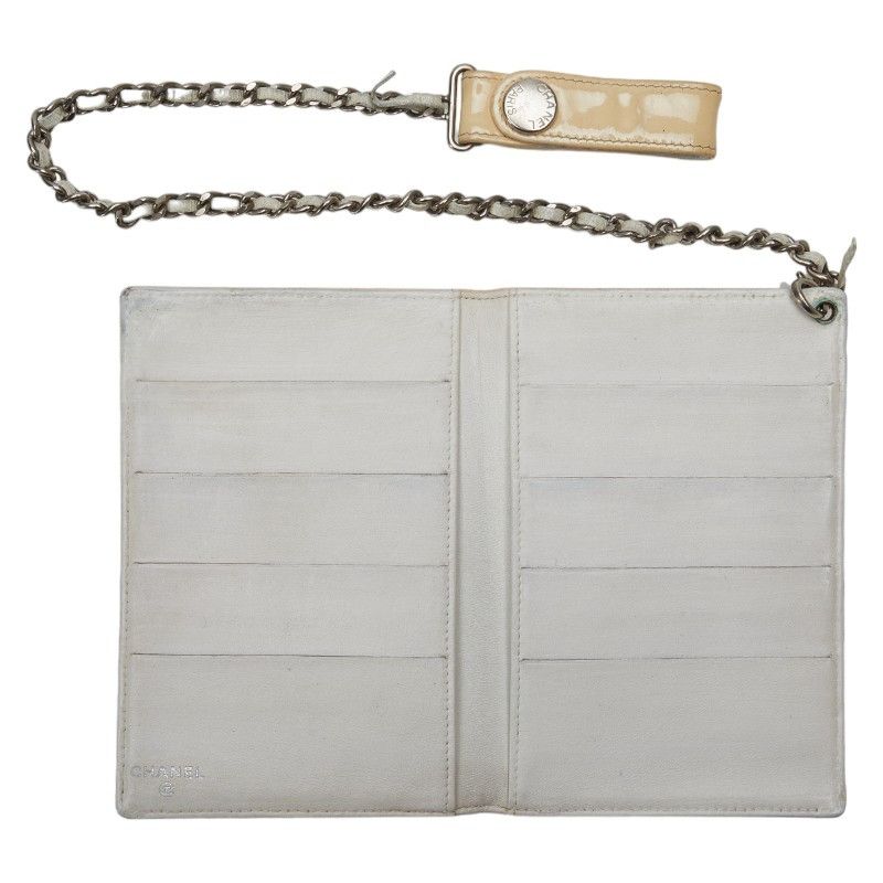Chanel Chanel Chanel Coco Mark Card Case Patent Leather Leather Card Case Size ONE SIZE - 5 Thumbnail