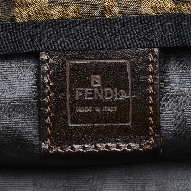 Fendi Fendi Fendi Zucca Canvas Leather Tote Bag 15610 Canvas Tote Bag 15610 in Good Condition Size ONE SIZE - 7 Thumbnail