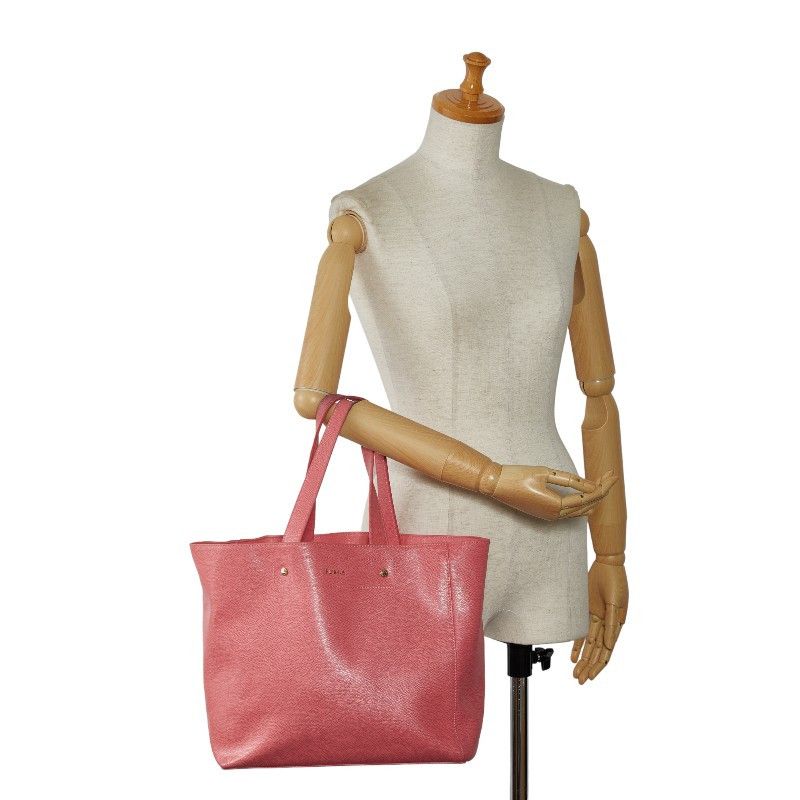 Furla Furla Furla Leather Logo Gold Hardware Tote Shoulder Bag Leather Tote Bag in Very Good Condition Size ONE SIZE - 12 Thumbnail