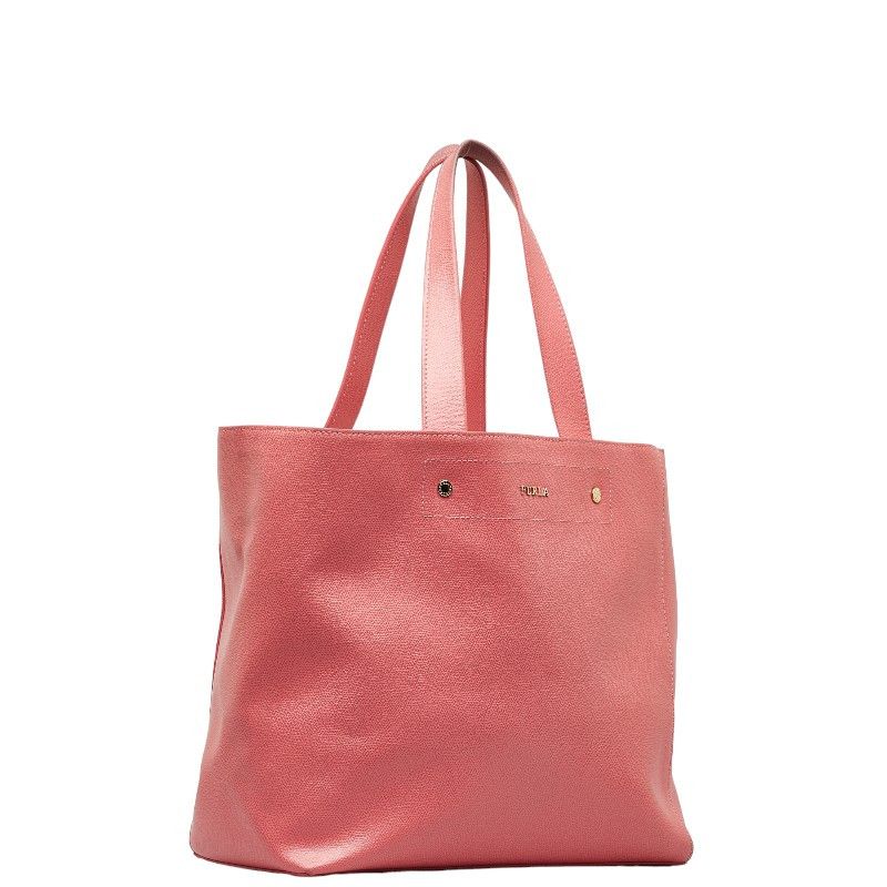 Furla Furla Furla Leather Logo Gold Hardware Tote Shoulder Bag Leather Tote Bag in Very Good Condition Size ONE SIZE - 2 Thumbnail