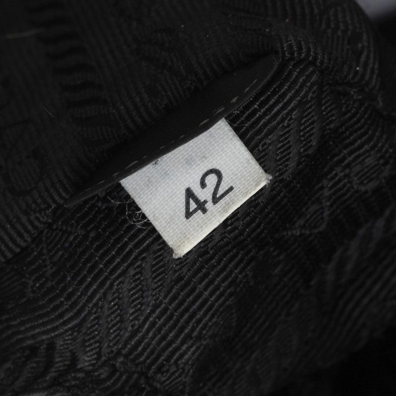 Prada Prada Prada Nylon Ribbon Pouch Black Canvas Vanity Bag in Very Good Condition Size ONE SIZE - 10 Thumbnail