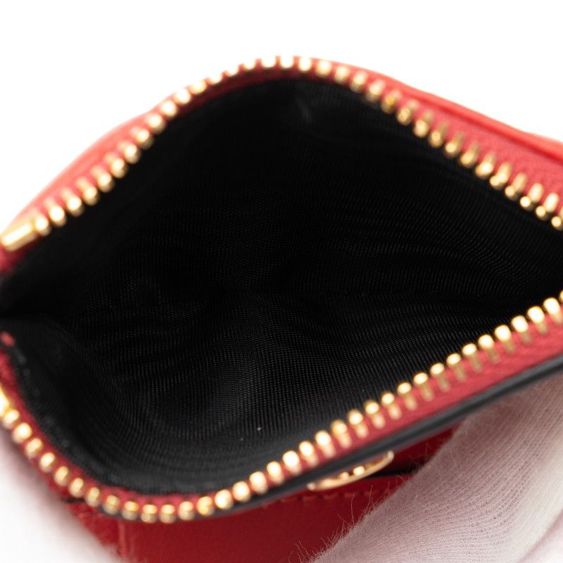 Versace Versace Versace Medusa Leather Bifold Wallet Red Gold Leather Short Wallet in Great Condition Size ONE SIZE - 7 Thumbnail