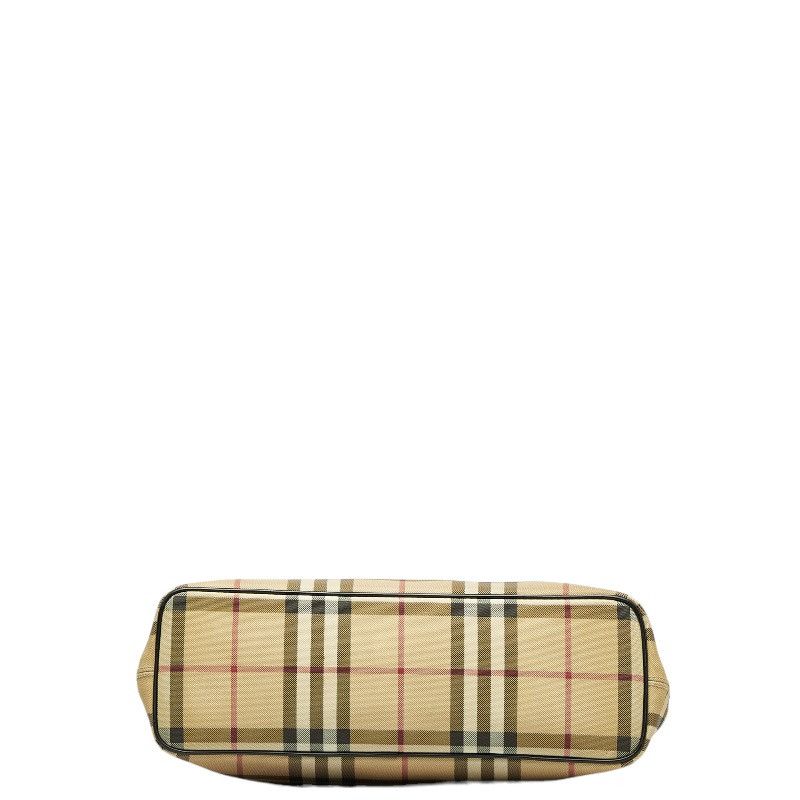 Burberry Burberry Burberry Nova Check PVC Leather Handbag Plastic Handbag in Very Good Condition Size ONE SIZE - 4 Thumbnail