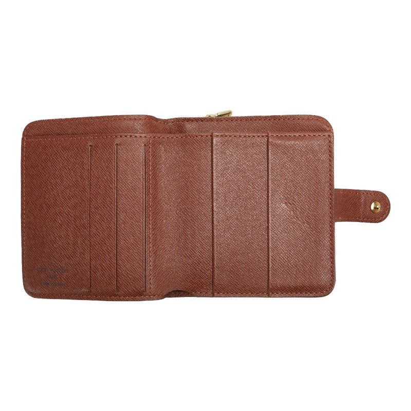 Louis Vuitton Louis Vuitton Louis Vuitton Monogram Compact Zip Bifold Wallet M61667 Canvas Short Wallet M61667 in Very Good Condition Size ONE SIZE - 4 Thumbnail