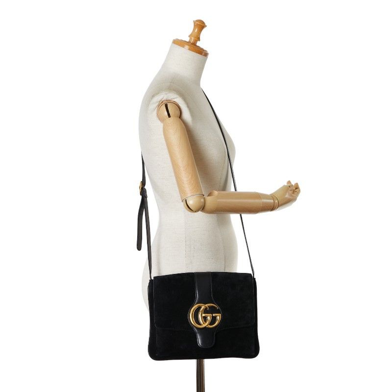 Gucci Gucci Gucci Suede Leather GG Marmont Shoulder Bag 550126 Leather Crossbody Bag 550126 in Very Good Condition Size ONE SIZE - 10 Thumbnail
