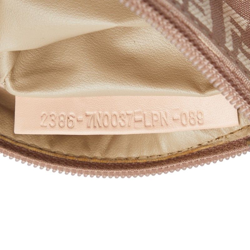 Fendi Fendi Fendi Zucchino Canvas Leather Pouch 7N0037 Canvas Vanity Bag 7N0037 in Very Good Condition Size ONE SIZE - 9 Thumbnail