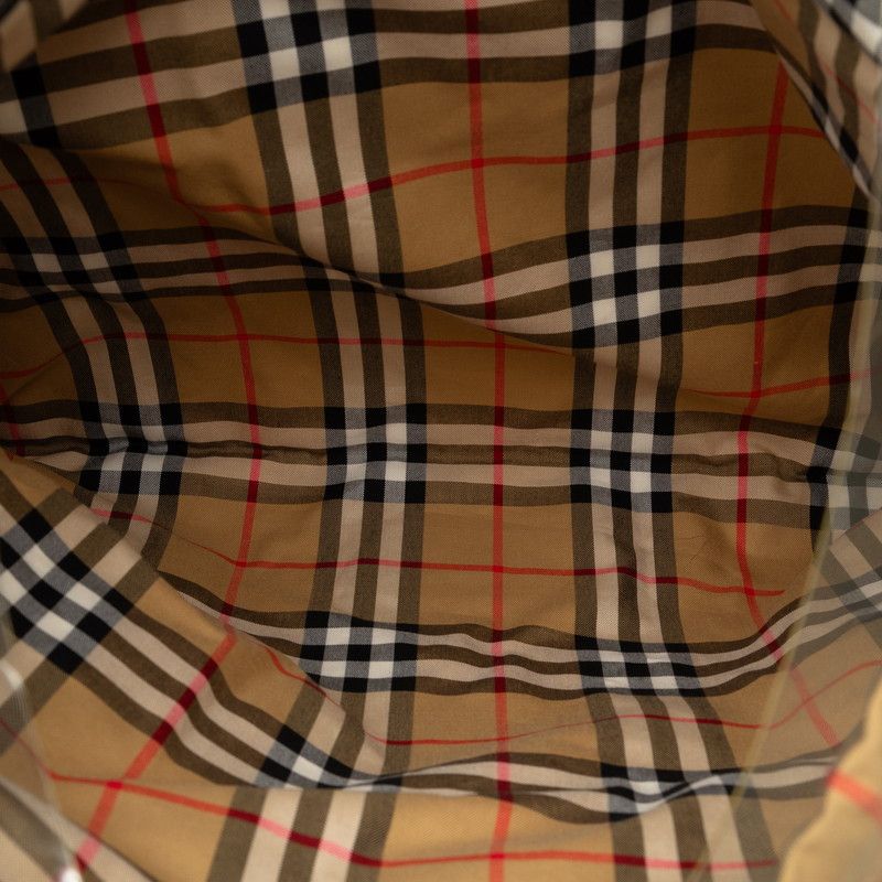 Burberry Burberry Burberry Nova Check PVC Cotton Leather Shoulder Bag Canvas Shoulder Bag in Very Good Condition Size ONE SIZE - 5 Thumbnail