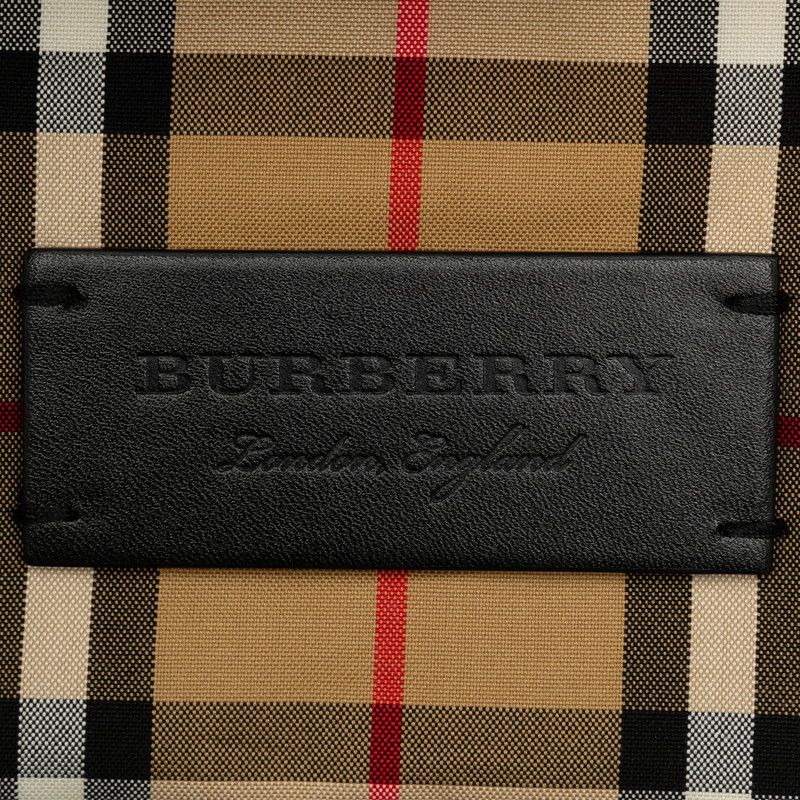 Burberry Burberry Burberry Nova Check PVC Cotton Leather Shoulder Bag Canvas Shoulder Bag in Very Good Condition Size ONE SIZE - 7 Thumbnail