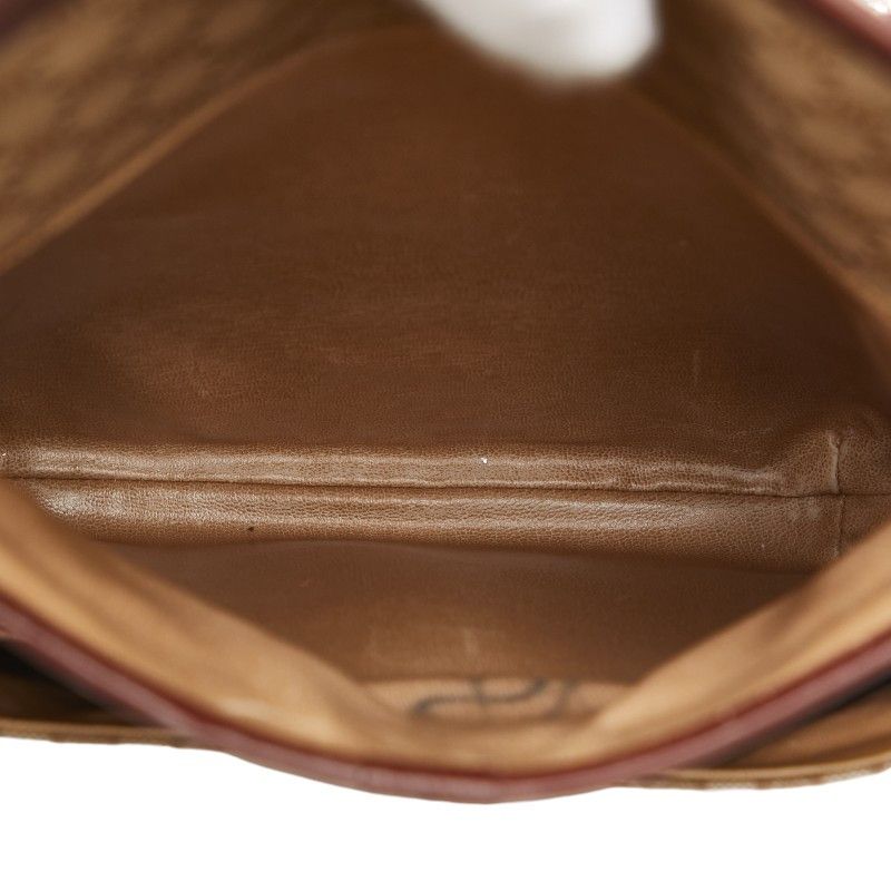 Celine Celine Celine Macadam PVC Leather Crossbody Shoulder Bag Beige Brown Canvas Crossbody Bag in Good Condition Size ONE SIZE - 11 Thumbnail