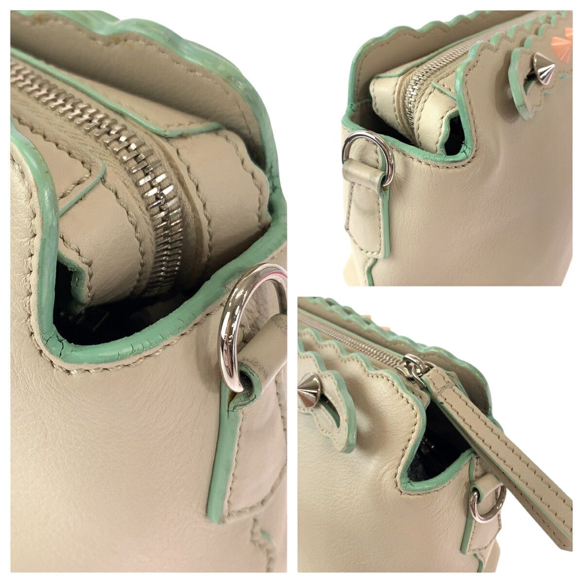 Fendi Fendi Fendi By The Way Leather Shoulder Bag Leather Crossbody Bag 408774 in Very Good Condition Size ONE SIZE - 6 Thumbnail