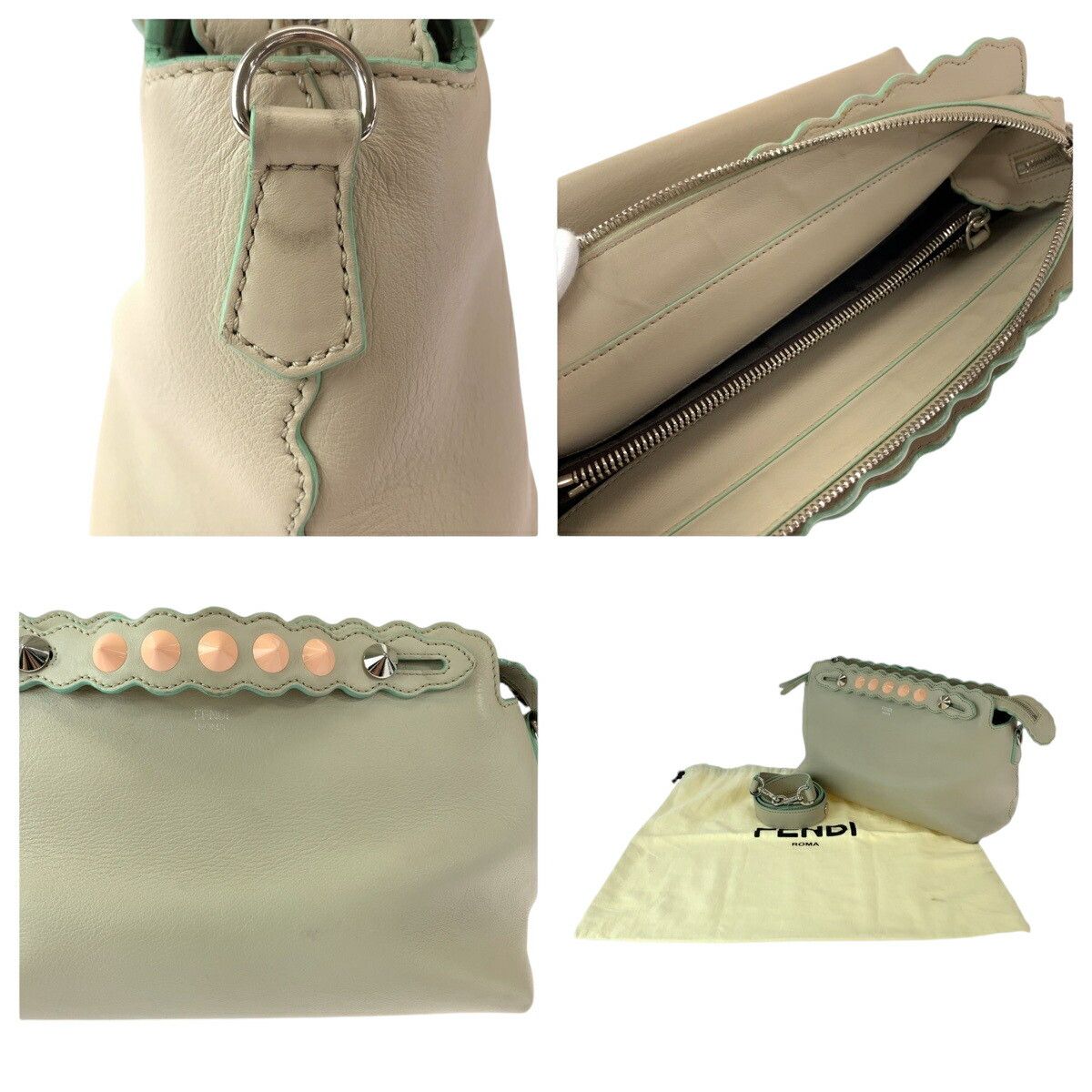 Fendi Fendi Fendi By The Way Leather Shoulder Bag Leather Crossbody Bag 408774 in Very Good Condition Size ONE SIZE - 5 Thumbnail