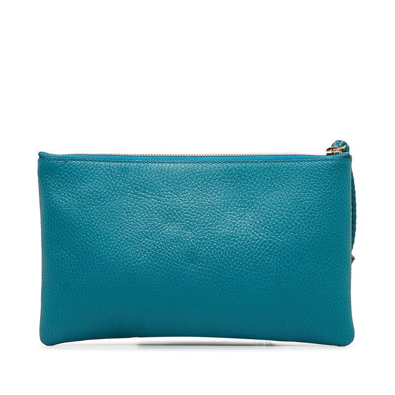 Gucci Gucci Gucci Bamboo Tassel Leather Clutch Bag Leather Clutch Bag 449652 in Very Good Condition Size ONE SIZE - 3 Thumbnail
