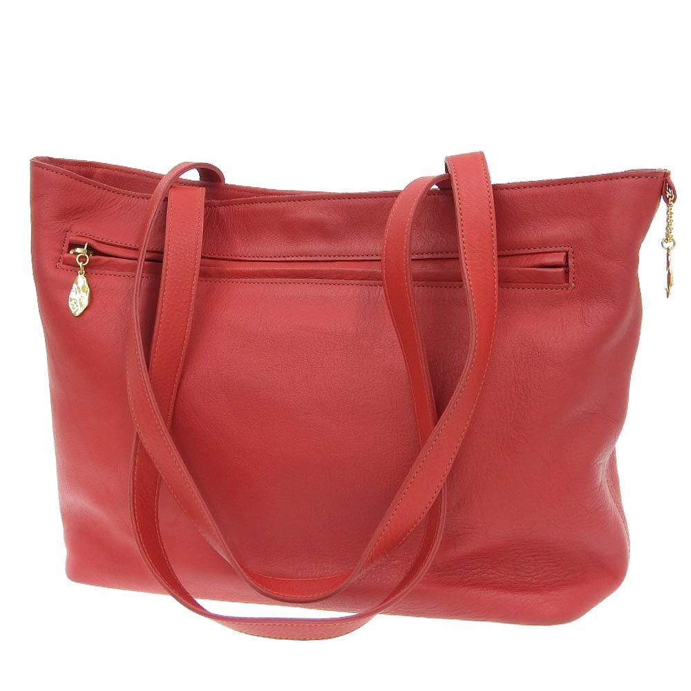 Other Other Sonia Rykiel Leather Tote Bag Red Leather Tote Bag in Great Condition Size ONE SIZE - 2 Thumbnail