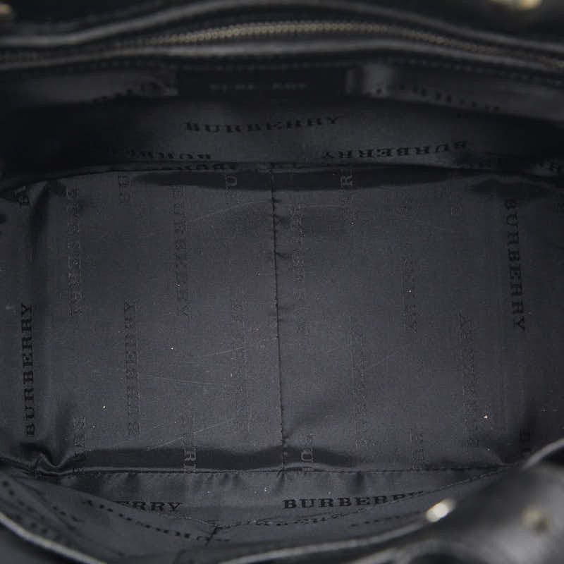 Burberry Burberry Burberry Nova Check Canvas Leather Tote Bag Canvas Tote Bag in Very Good Condition Size ONE SIZE - 6 Thumbnail
