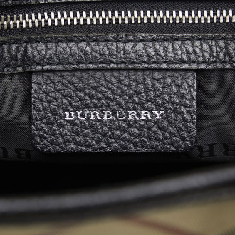 Burberry Burberry Burberry Nova Check Canvas Leather Tote Bag Canvas Tote Bag in Very Good Condition Size ONE SIZE - 8 Thumbnail