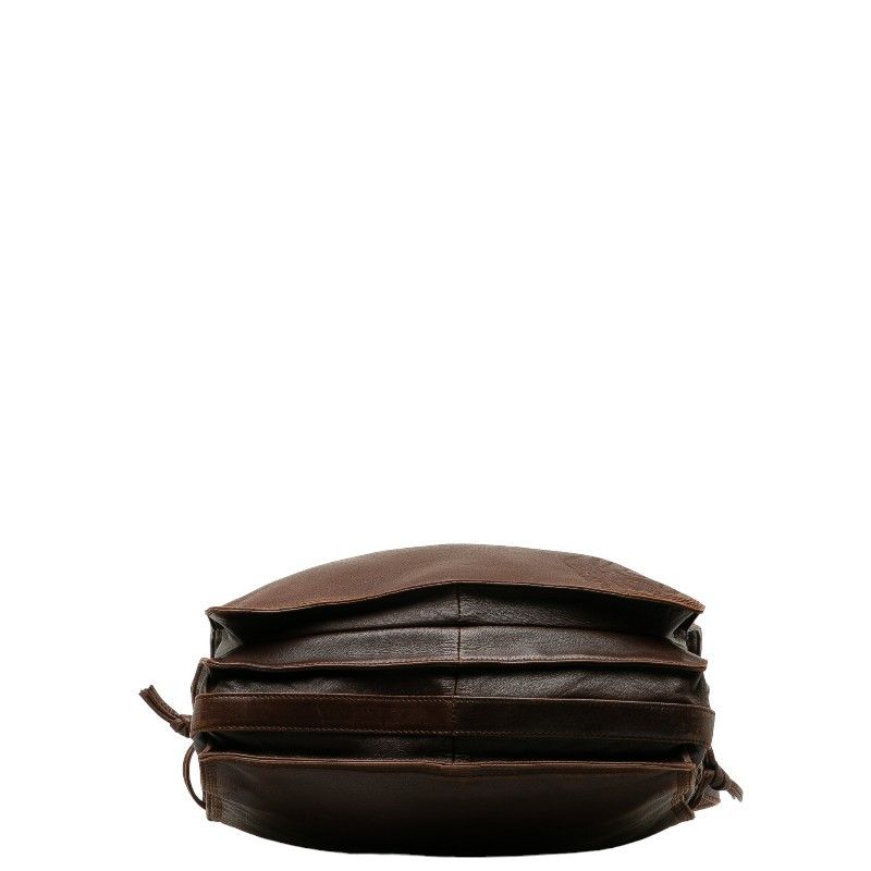 Loewe Loewe Loewe Anagram Leather Shoulder Bag Brown Leather Crossbody Bag Size ONE SIZE - 4 Thumbnail