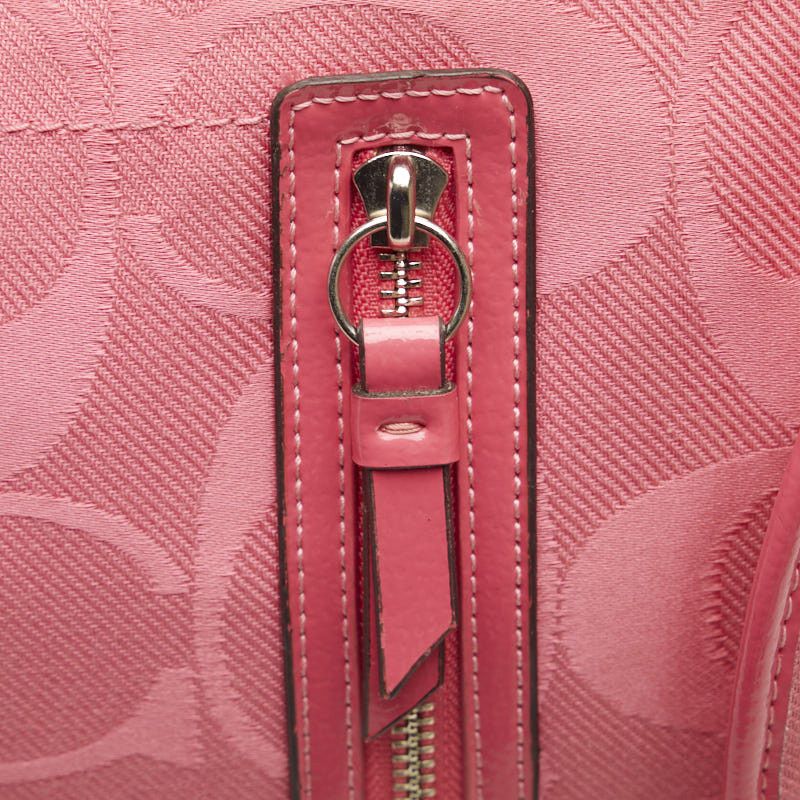 Coach Coach Coach Signature Canvas Enamel Backpack F16548 Canvas Backpack F16548 in Good Condition Size ONE SIZE - 6 Thumbnail