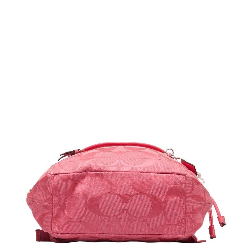 Coach Coach Coach Signature Canvas Enamel Backpack F16548 Canvas Backpack F16548 in Good Condition Size ONE SIZE - 4 Thumbnail