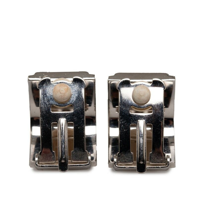 Hermes Hermes Hermes Enamel Metal Earrings Clip-On/Stud Metal Earrings in Great Condition Size ONE SIZE - 2 Thumbnail