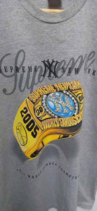 Supreme Supreme new york yankees world champion tee 2005 rare