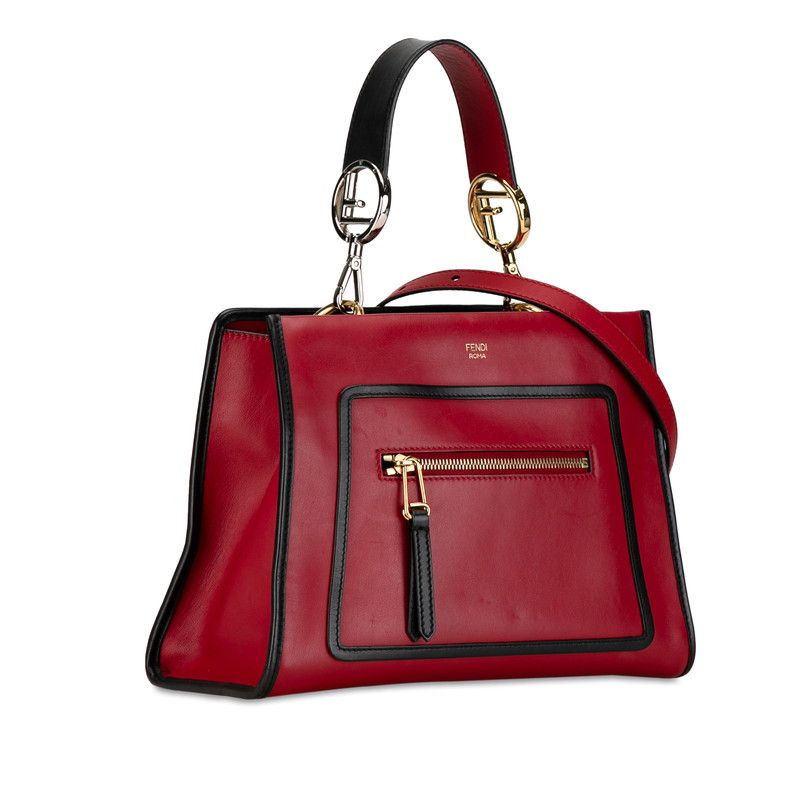 Fendi Fendi Fendi Runaway Small Leather Handbag 8BH344 Leather Handbag 8BH344 Size ONE SIZE - 3 Thumbnail