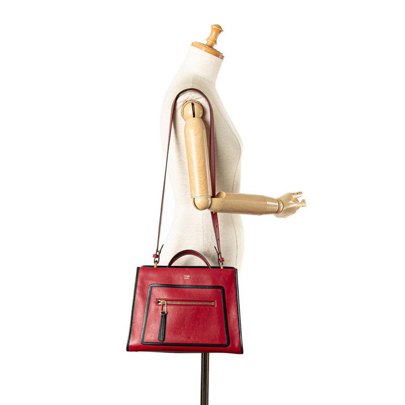 Fendi Fendi Fendi Runaway Small Leather Handbag 8BH344 Leather Handbag 8BH344 Size ONE SIZE - 13 Thumbnail