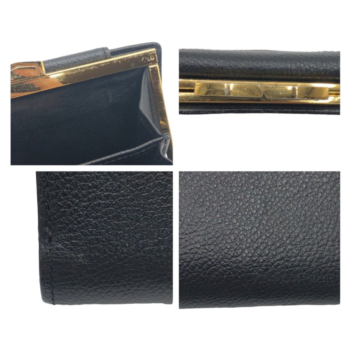 Yves Saint Laurent Yves Saint Laurent Yves Saint Laurent Leather Compact Wallet Leather Short Wallet in Very Good Condition Size ONE SIZE - 6 Thumbnail