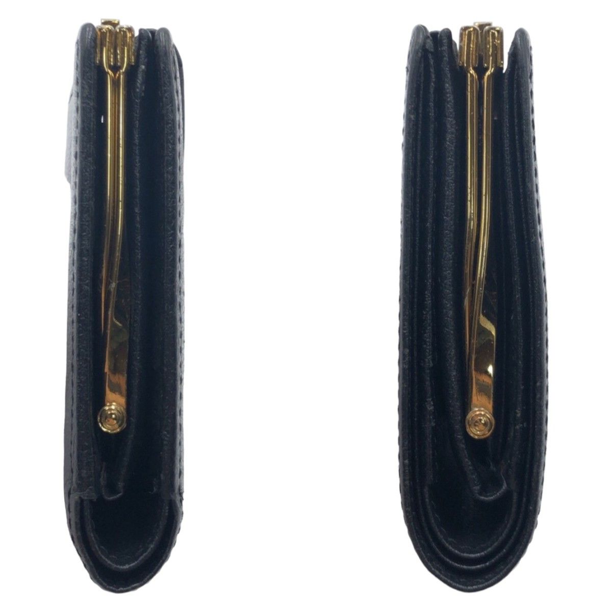 Yves Saint Laurent Yves Saint Laurent Yves Saint Laurent Leather Compact Wallet Leather Short Wallet in Very Good Condition Size ONE SIZE - 8 Thumbnail