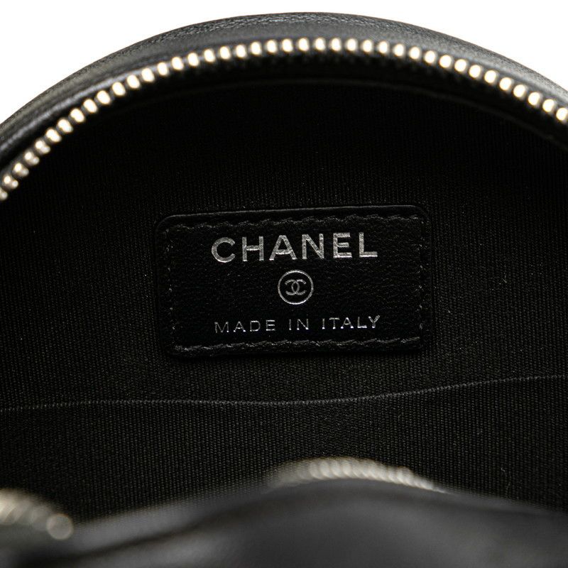 Chanel Chanel Chanel Camellia Round Mini Chain Shoulder Bag Leather Crossbody Bag in Great Condition Size ONE SIZE - 7 Thumbnail