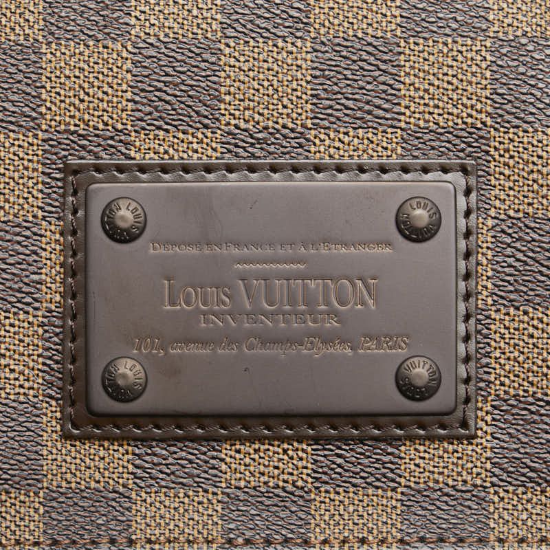 Louis Vuitton Louis Vuitton Louis Vuitton Damier Ebene Brooklyn GM Shoulder Bag Canvas Shoulder Bag N51212 in Very Good Condition Size ONE SIZE - 7 Thumbnail