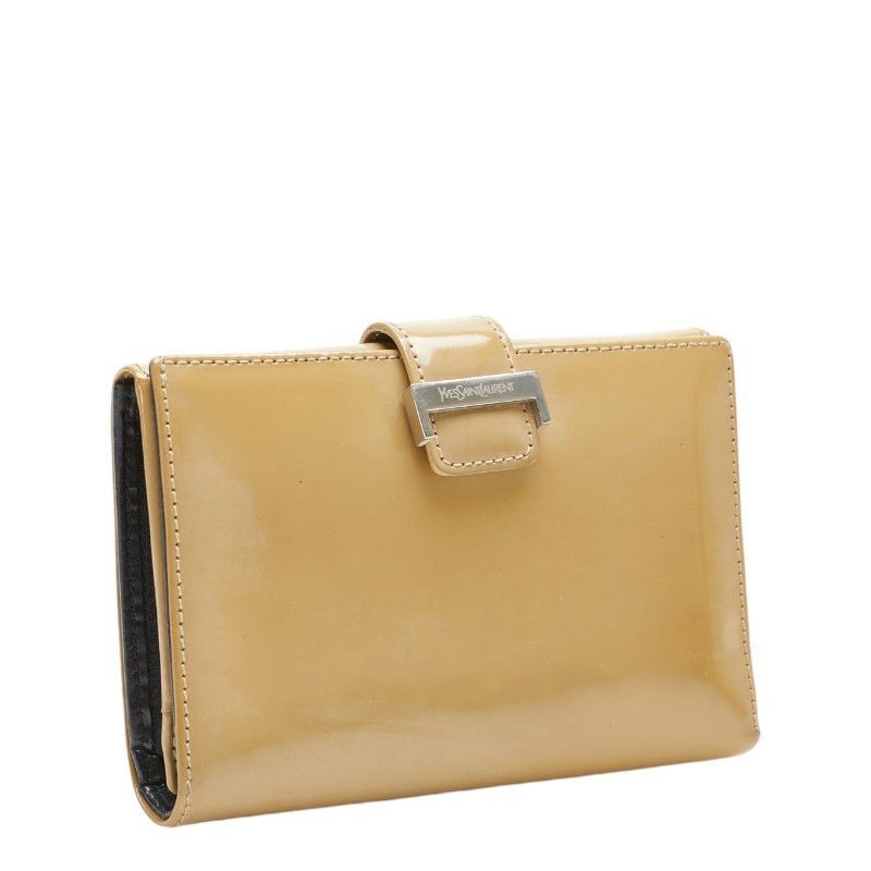 Yves Saint Laurent Yves Saint Laurent Yves Saint Laurent Leather Bifold Wallet Leather Short Wallet in Very Good Condition Size ONE SIZE - 2 Thumbnail