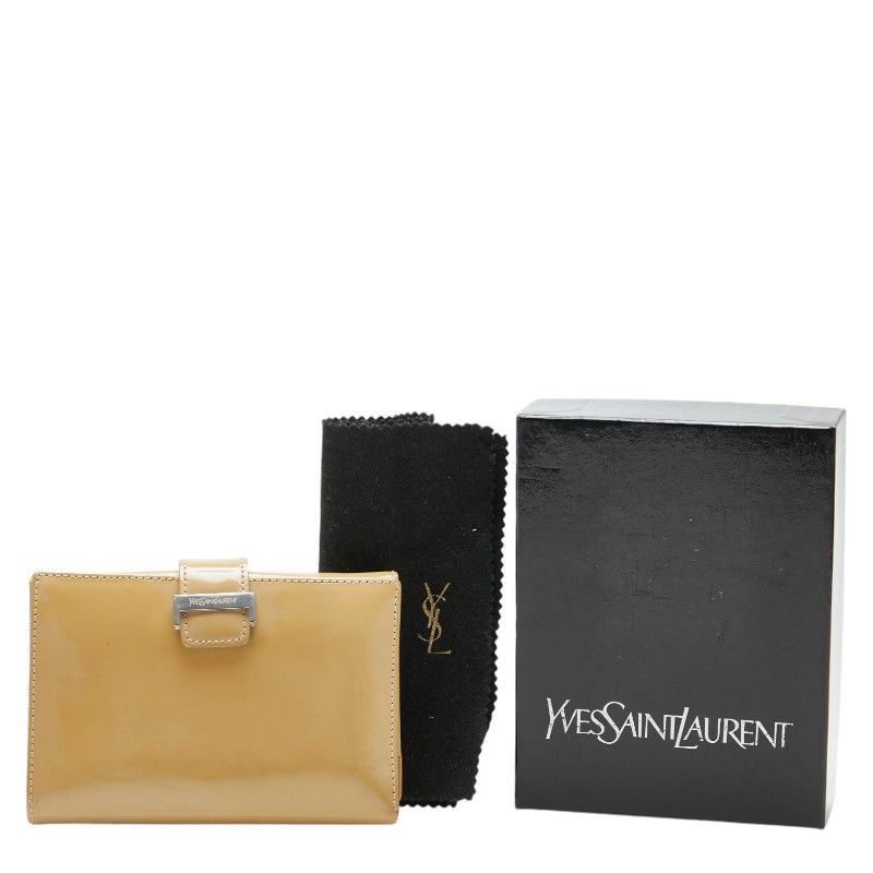 Yves Saint Laurent Yves Saint Laurent Yves Saint Laurent Leather Bifold Wallet Leather Short Wallet in Very Good Condition Size ONE SIZE - 12 Thumbnail