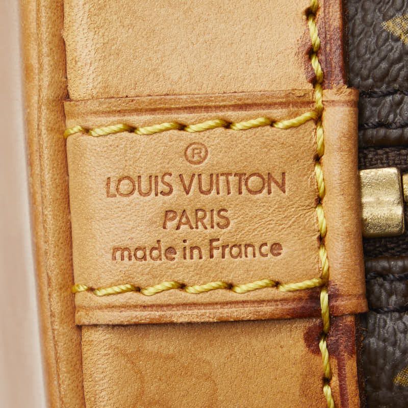 Louis Vuitton Louis Vuitton Louis Vuitton Monogram Alma PM Handbag M51130 Brown PVC Leather Canvas Handbag M51130 in Very Good Condition Size ONE SIZE - 7 Thumbnail
