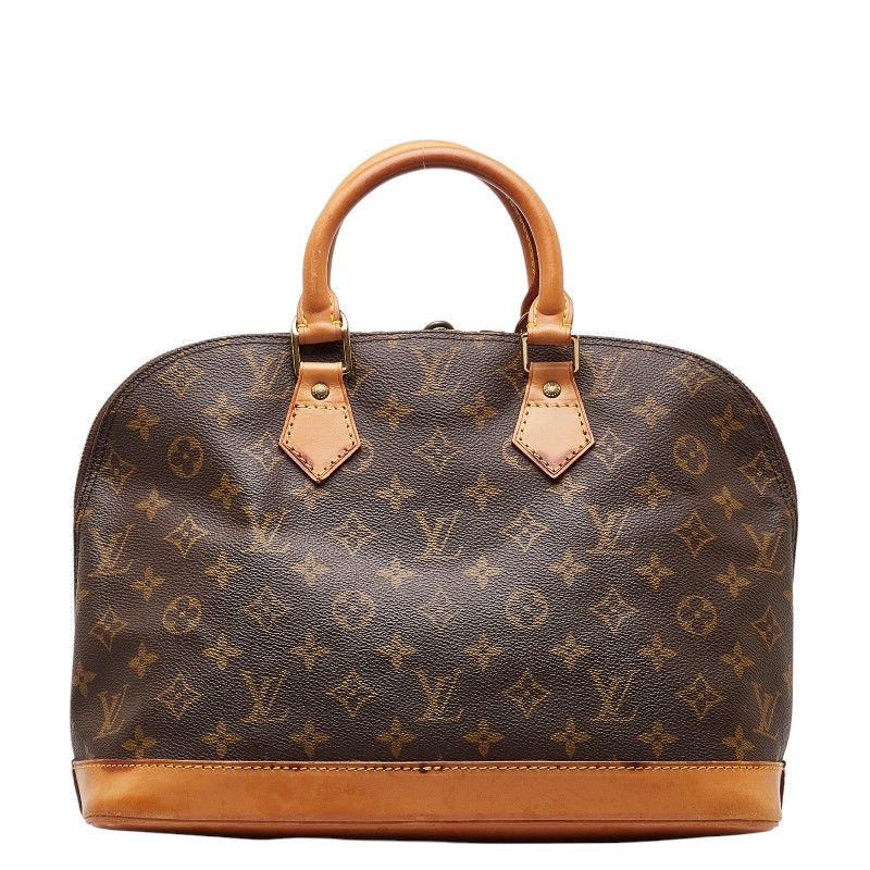 Louis Vuitton Louis Vuitton Louis Vuitton Monogram Alma PM Handbag M51130 Brown PVC Leather Canvas Handbag M51130 in Very Good Condition Size ONE SIZE - 3 Thumbnail