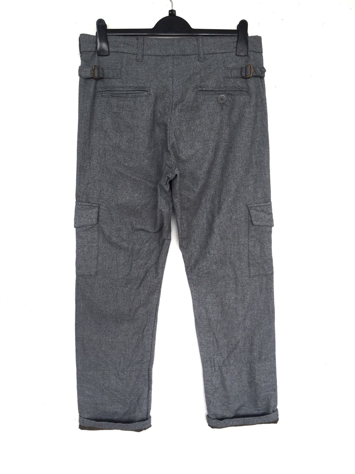 JUN MEN Junmen Japan Grey Six Pockets Slim Fit Cargo Pants Size US 34 / EU 50 - 4 Thumbnail