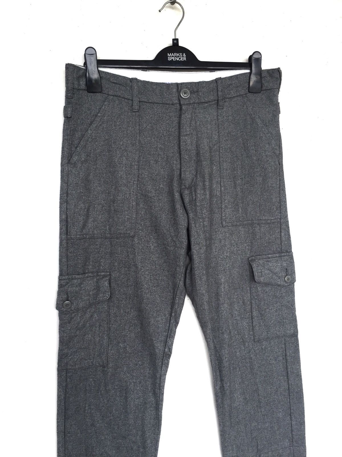 JUN MEN Junmen Japan Grey Six Pockets Slim Fit Cargo Pants Size US 34 / EU 50 - 1 Thumbnail
