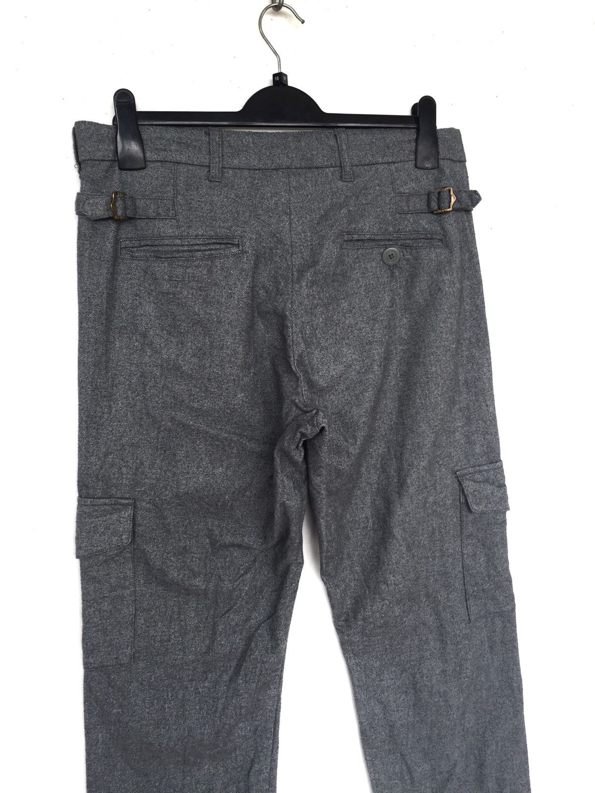 JUN MEN Junmen Japan Grey Six Pockets Slim Fit Cargo Pants Size US 34 / EU 50 - 5 Thumbnail