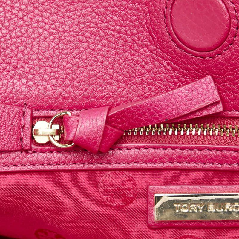 Other Other Tory Burch 2WAY Leather Handbag Pink Leather Handbag in Very Good Condition Size ONE SIZE - 9 Thumbnail
