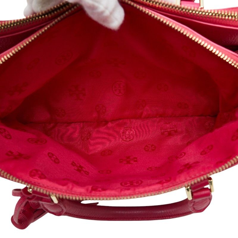 Other Other Tory Burch 2WAY Leather Handbag Pink Leather Handbag in Very Good Condition Size ONE SIZE - 7 Thumbnail