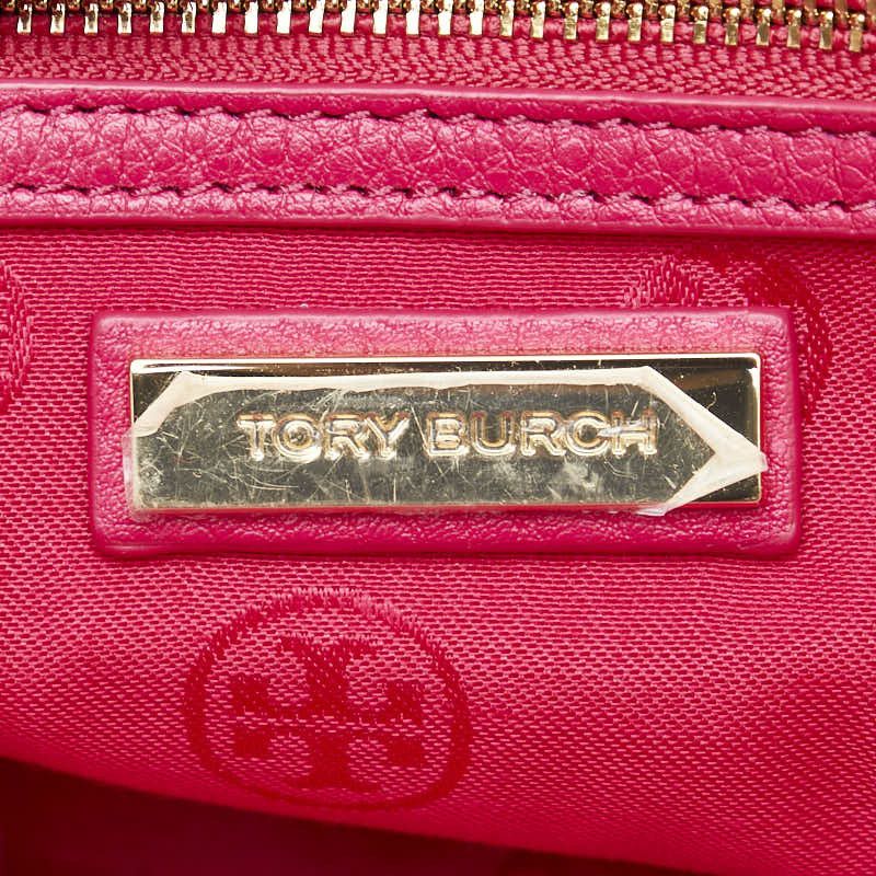 Other Other Tory Burch 2WAY Leather Handbag Pink Leather Handbag in Very Good Condition Size ONE SIZE - 10 Thumbnail